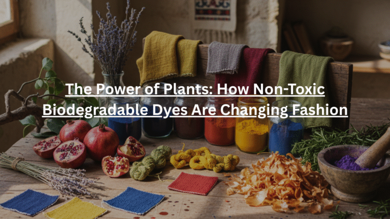 The Power of Plants: How Non-Toxic Biodegradable Dyes Are Changing Fashion
