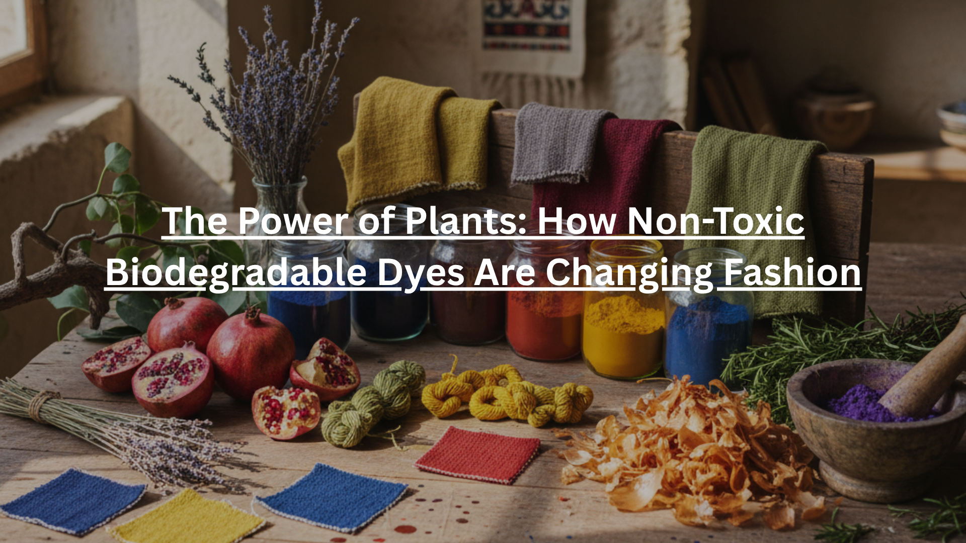 Read more about the article The Power of Plants: How Non-Toxic Biodegradable Dyes Are Changing Fashion