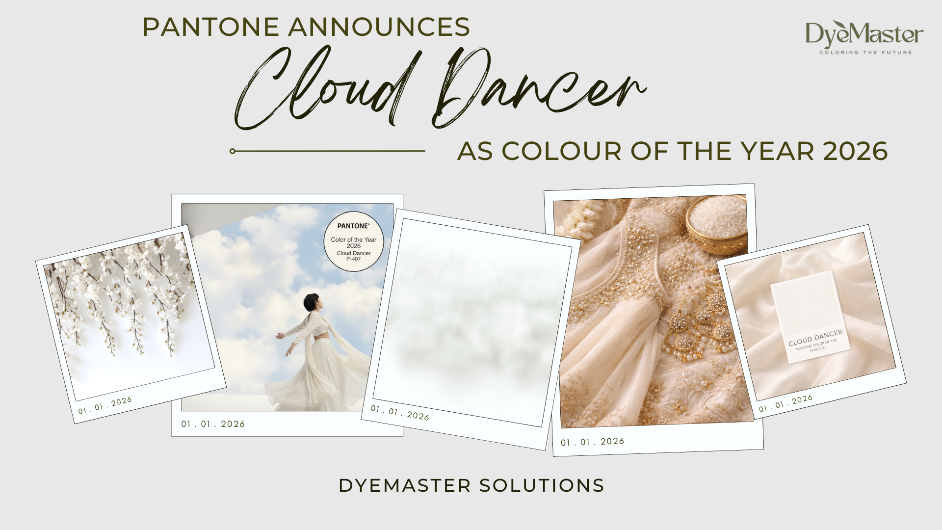 Pantone announces Cloud Dancer as the Color of te Year 2026