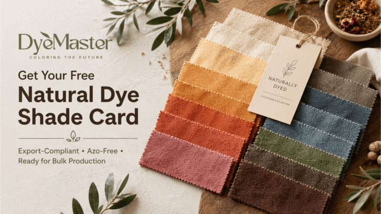 Struggling to Find Export-Compliant Dye Shades? Get Our Free Natural Dye Shade Card